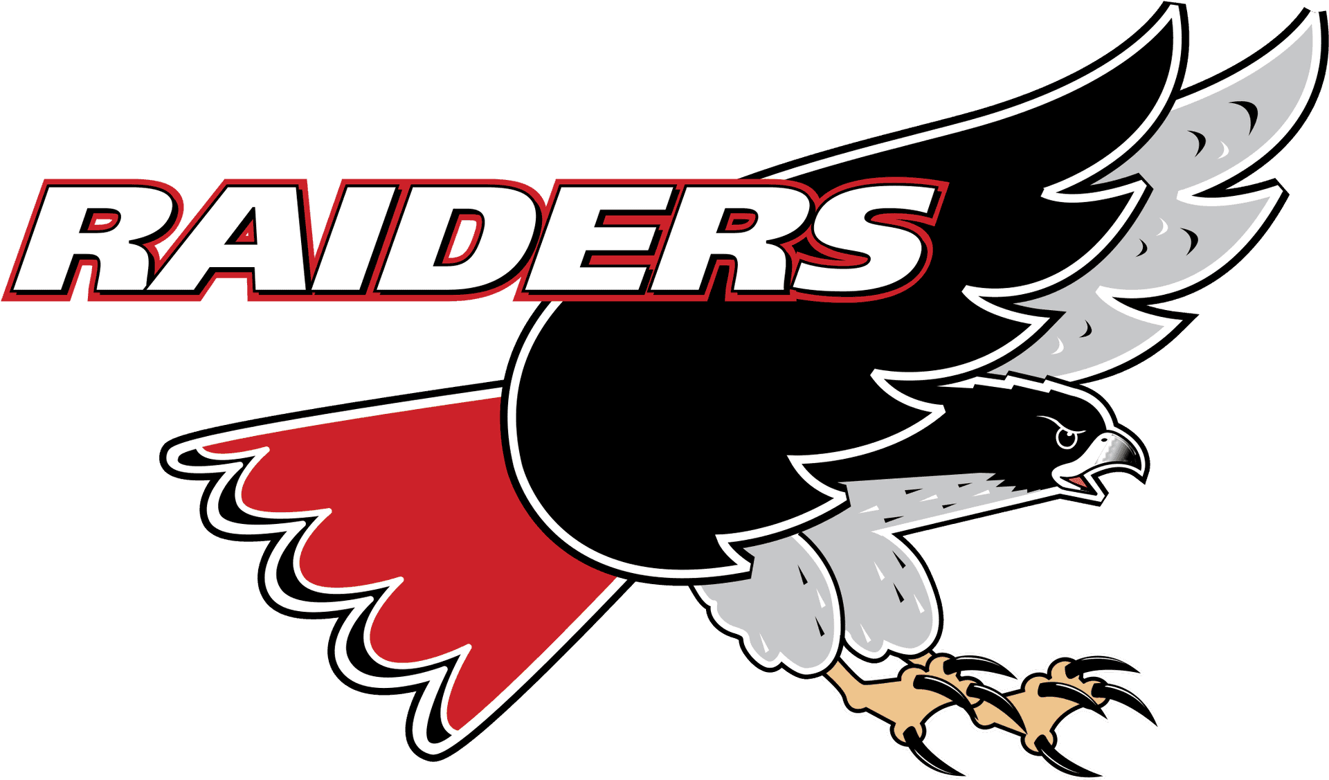 Raiders Eagle Mascot Logo PNG Image