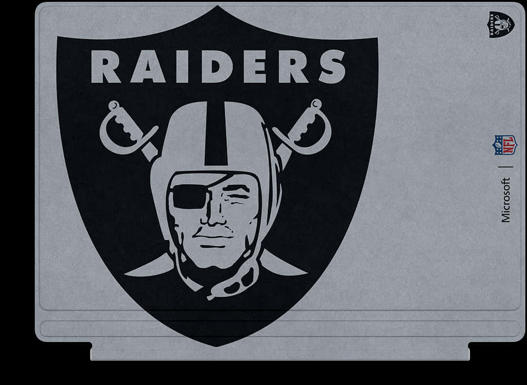 Raiders Logoon Surface Device PNG Image