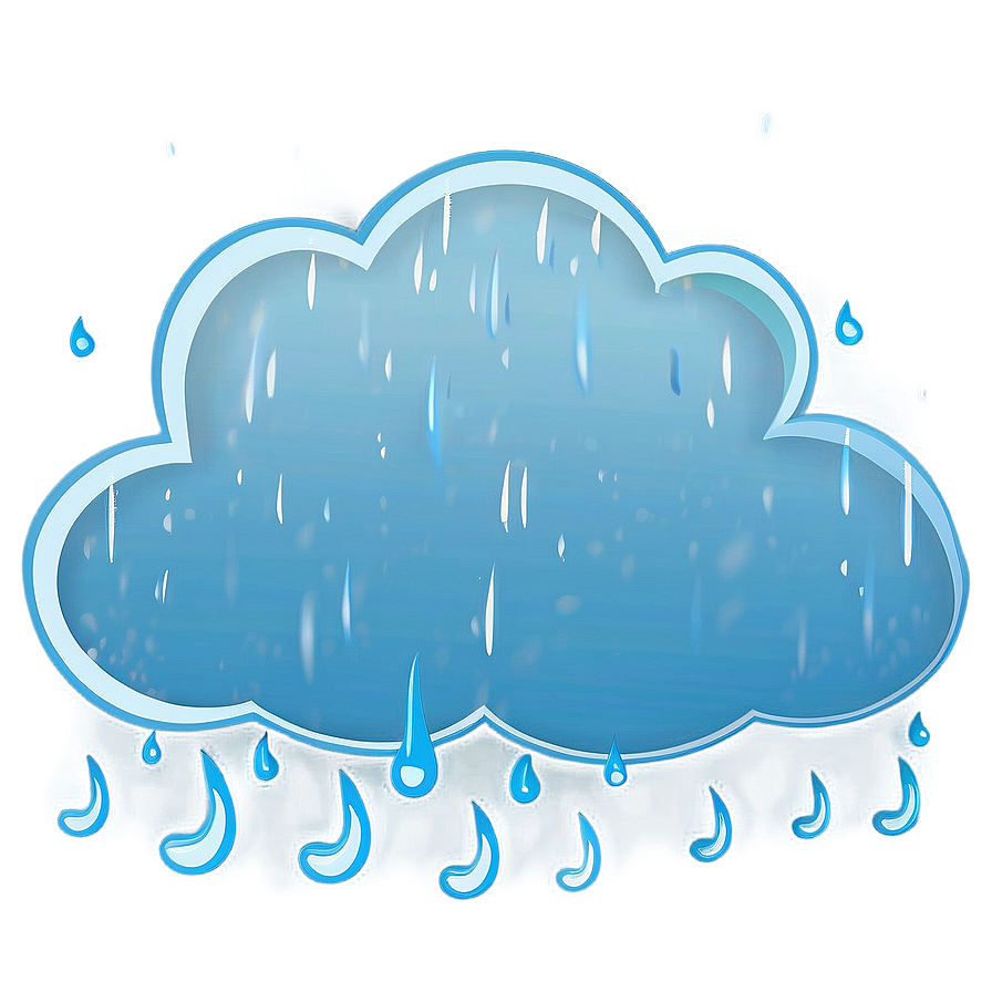 Rain Cloud Clipart Png 05252024 PNG Image