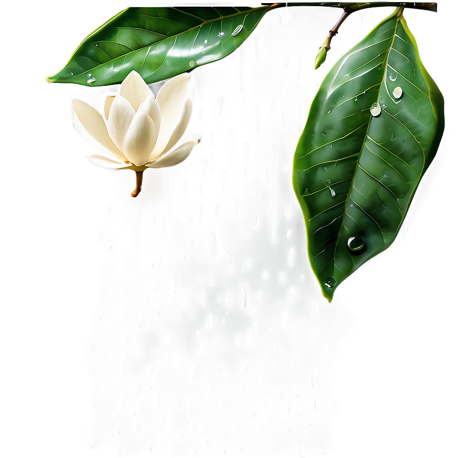 Rain-kissed Magnolia Png 86 PNG Image