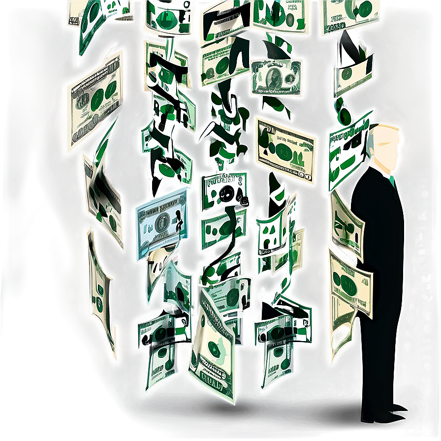 Rain Of Money Png Thi PNG Image