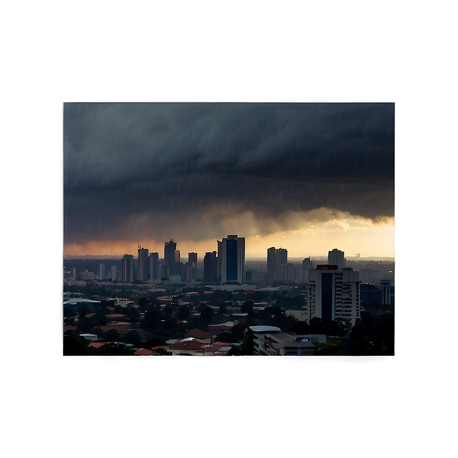 Rain Over City Png Ipe48 PNG Image