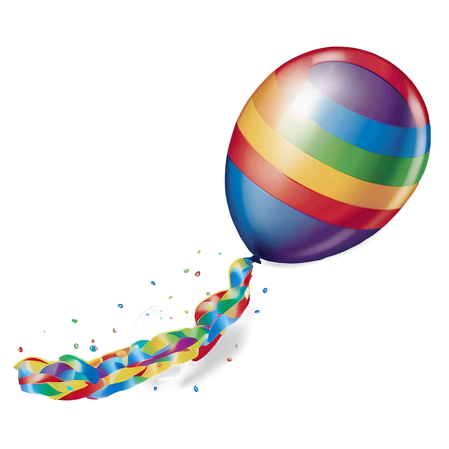 Rainbow Balloon Png Hue PNG Image