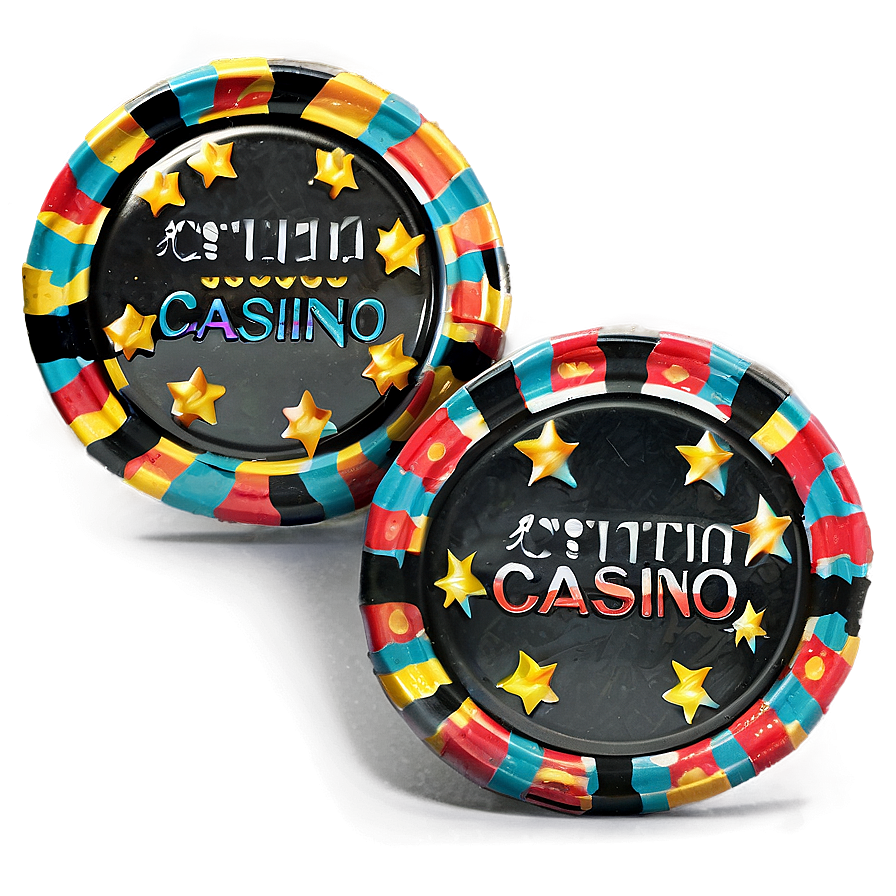 Rainbow Casino Chips Png Wme PNG Image