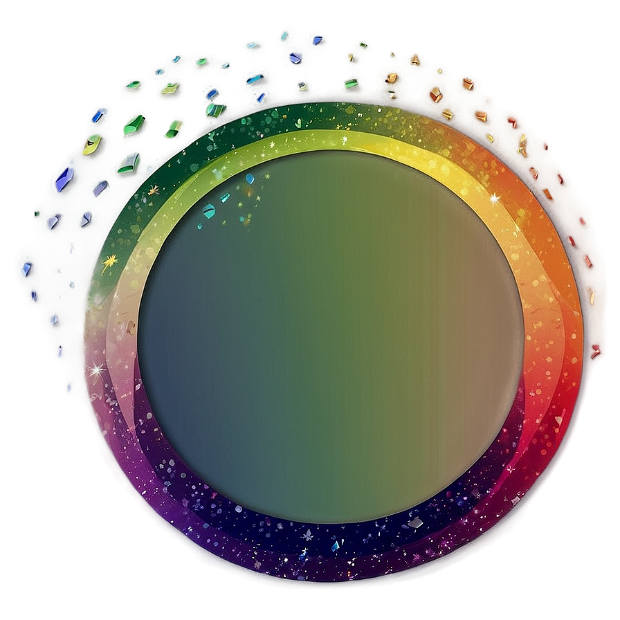 Rainbow Circle With Transparent Background Png Ecm PNG Image