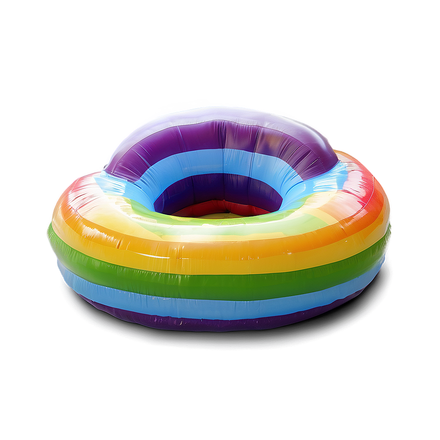 Rainbow Cloud Pool Float Png Iko93 PNG Image