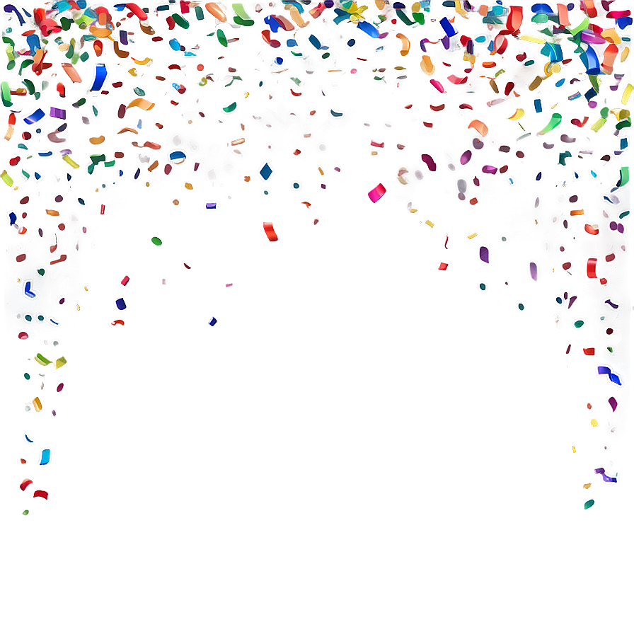 Rainbow Confetti Png 06292024 PNG Image