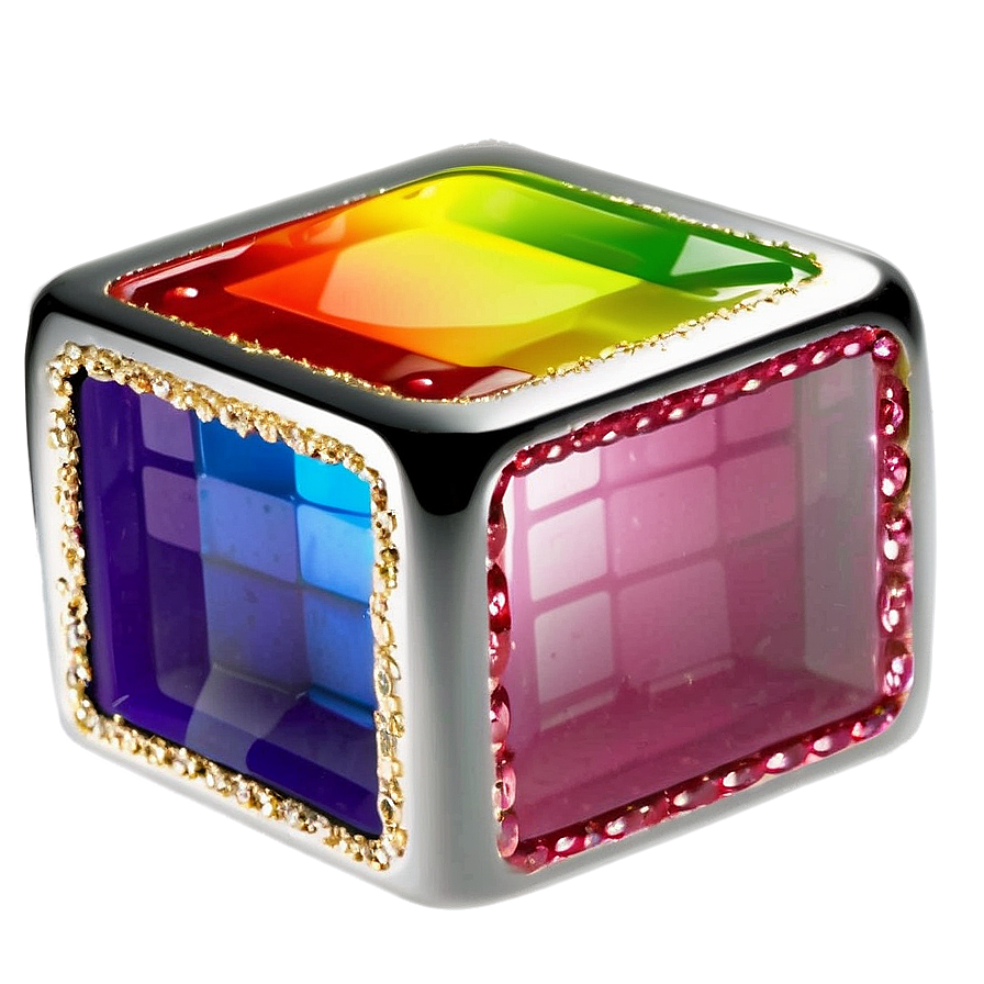 Rainbow Cube Png Lhr PNG Image