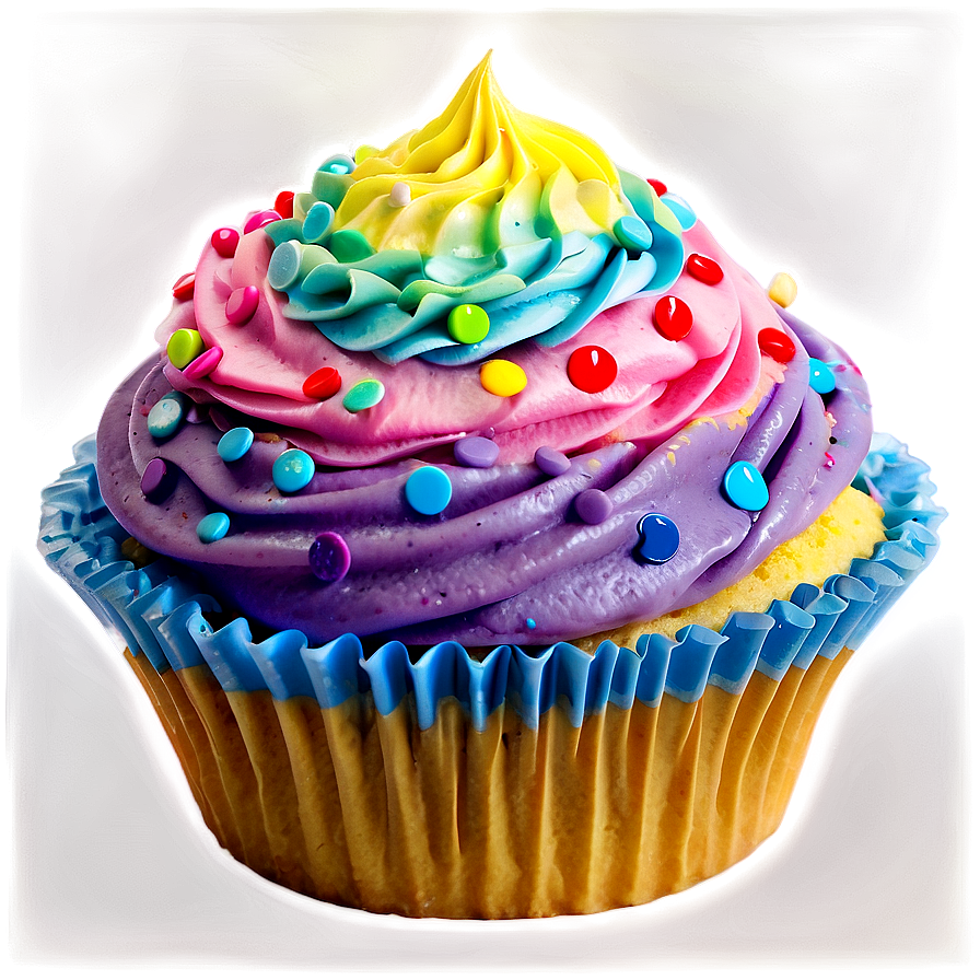 Rainbow Cupcake Png Cks PNG Image