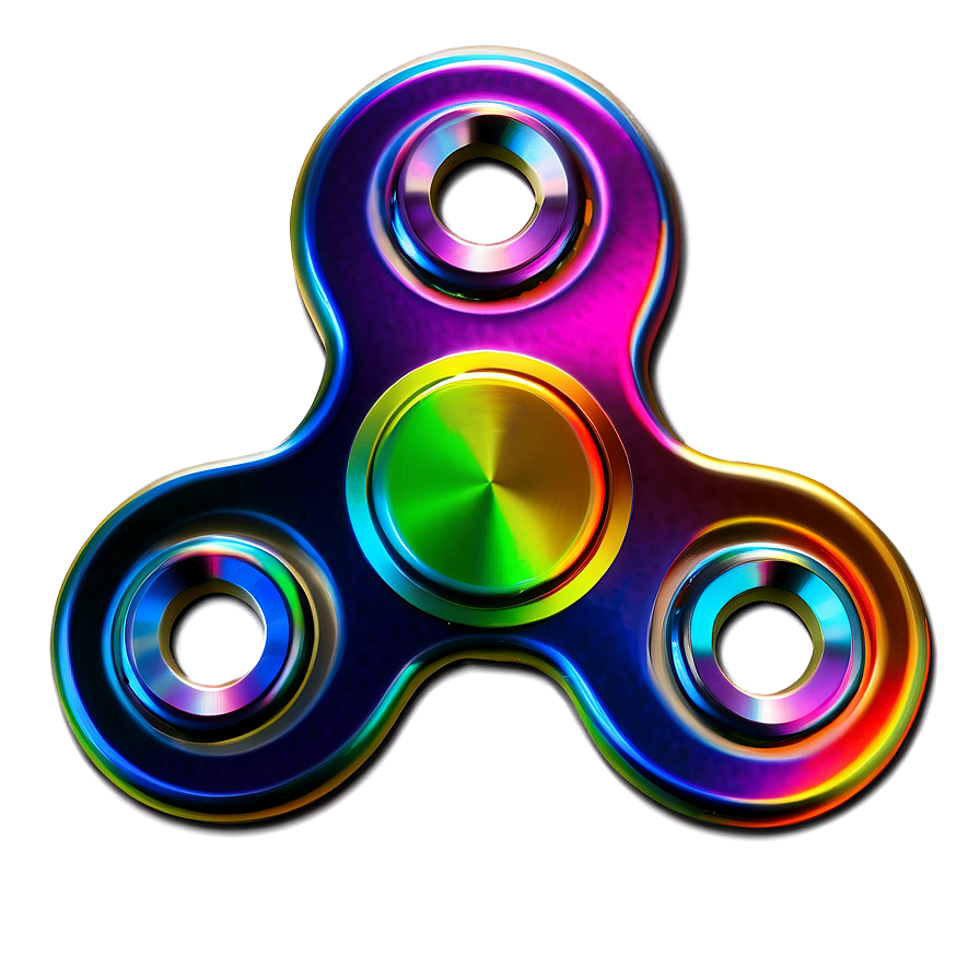 Rainbow Fidget Spinner Png Kwm96 PNG Image