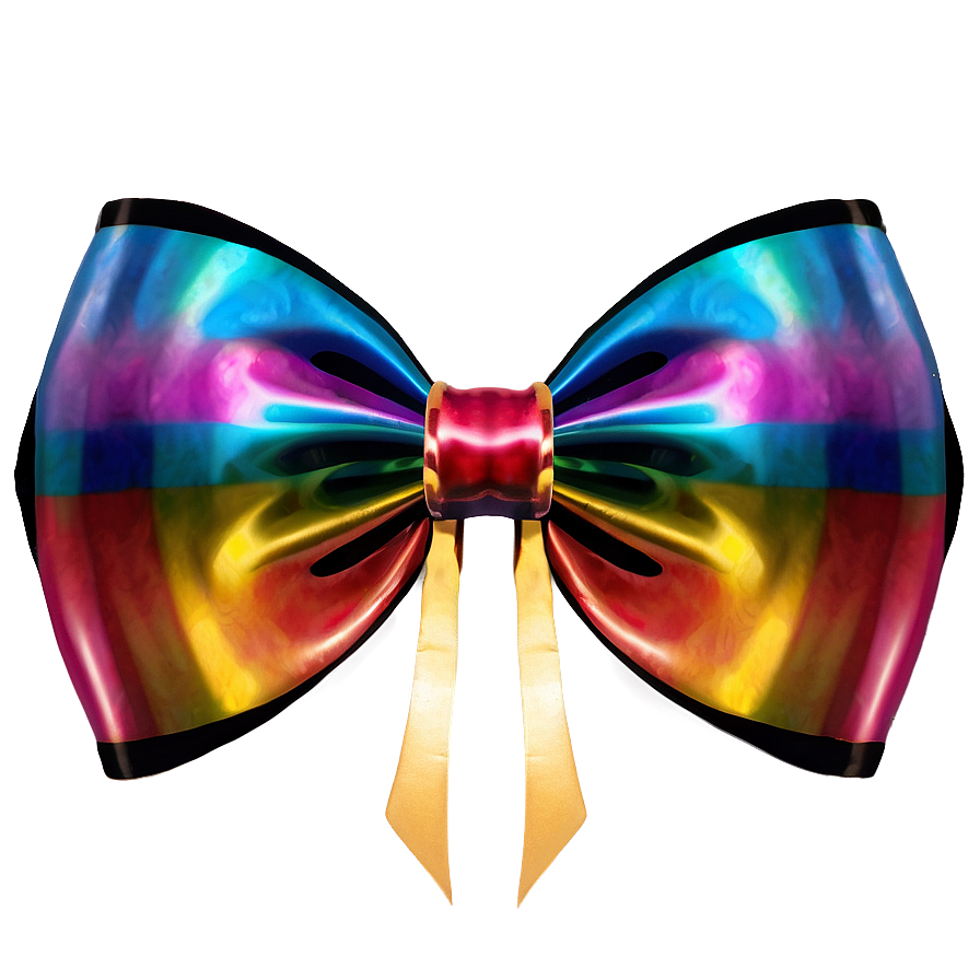 Rainbow Gift Bow Png 06132024 PNG Image