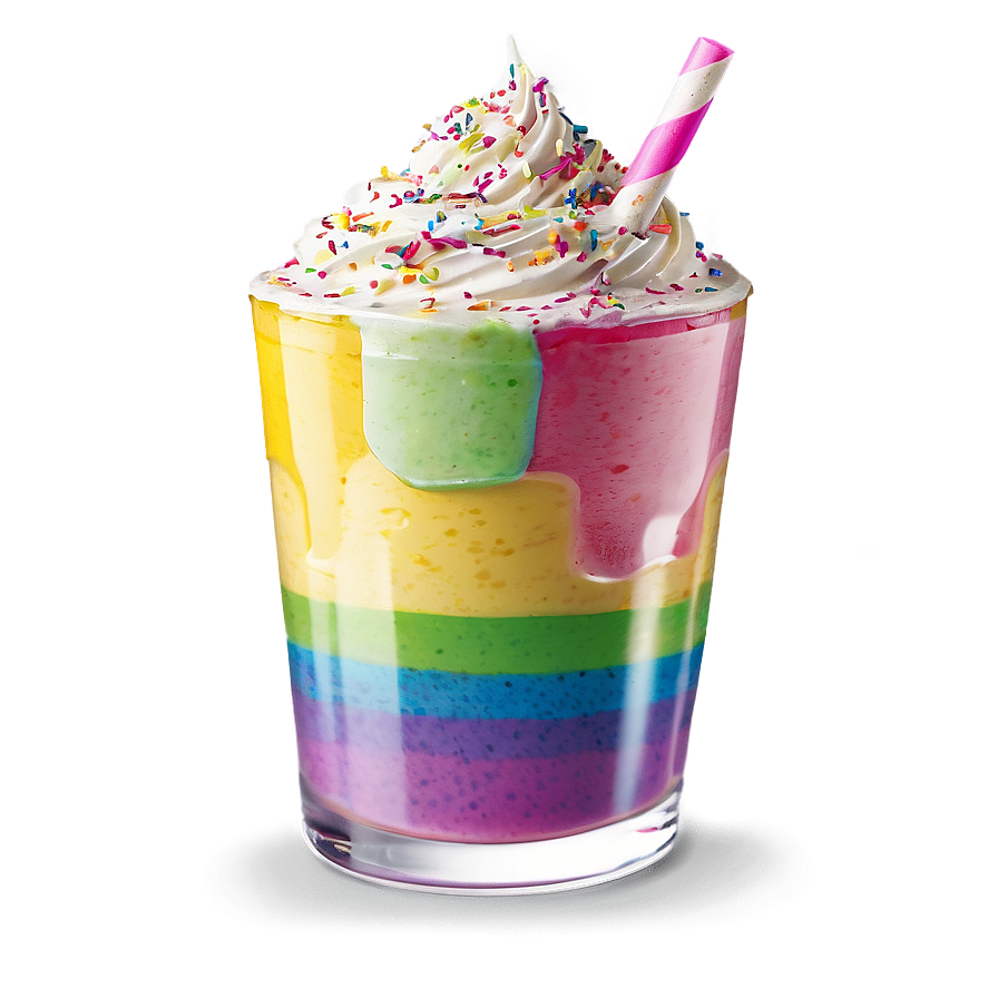 Rainbow Milkshake Png 43 PNG Image