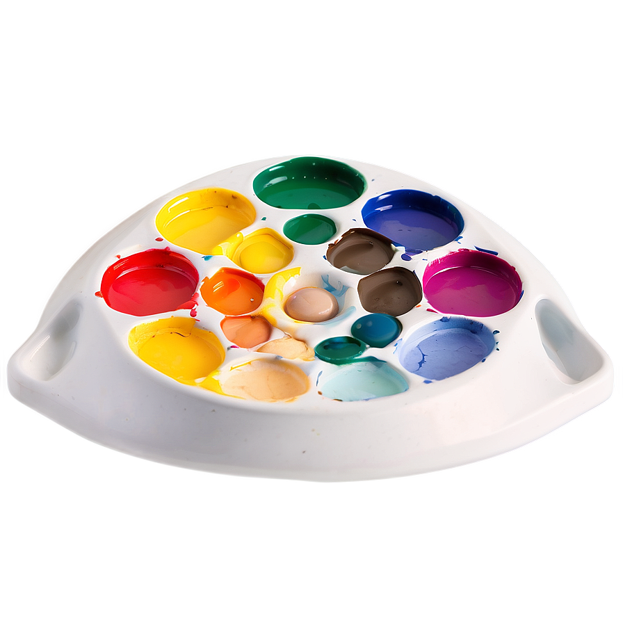 Rainbow Paint Palette Png Drm92 PNG Image