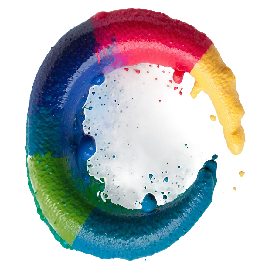 Rainbow Paint Stroke Png 05252024 PNG Image