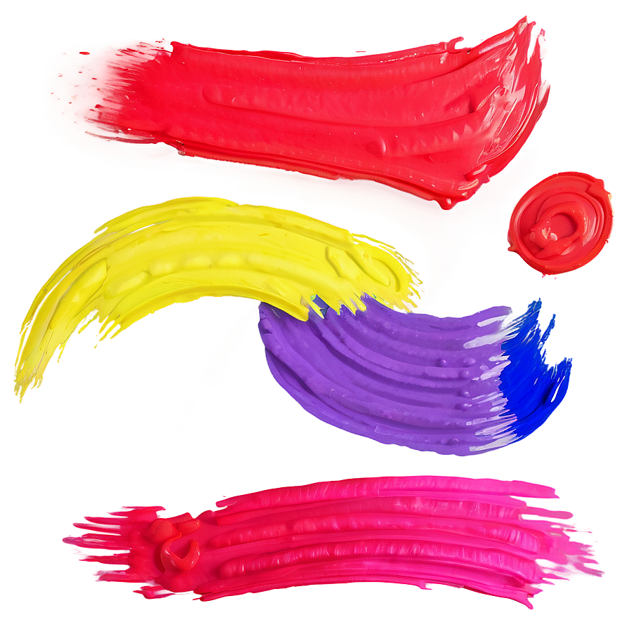 Rainbow Paint Stroke Png 52 PNG Image