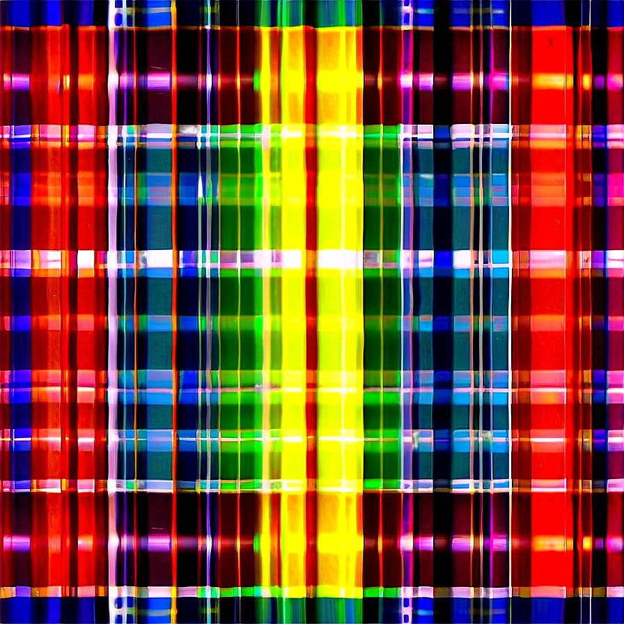 Rainbow Plaid Pattern Png 32 PNG Image