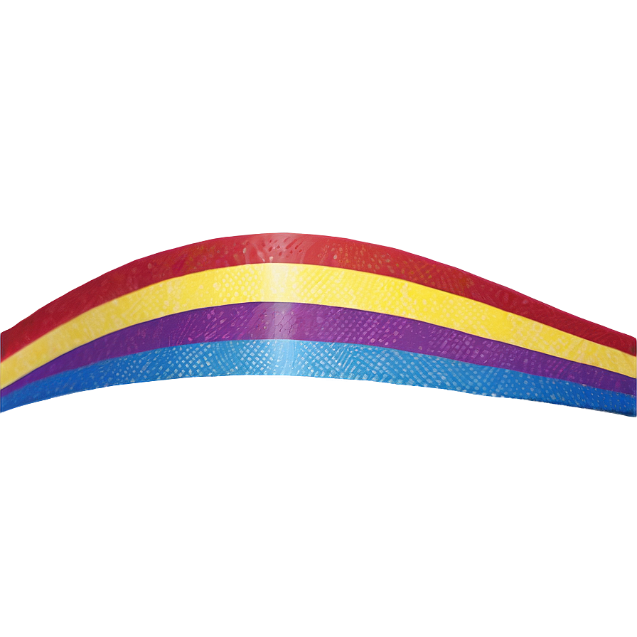 Rainbow Ribbon Arc Png Skr PNG Image