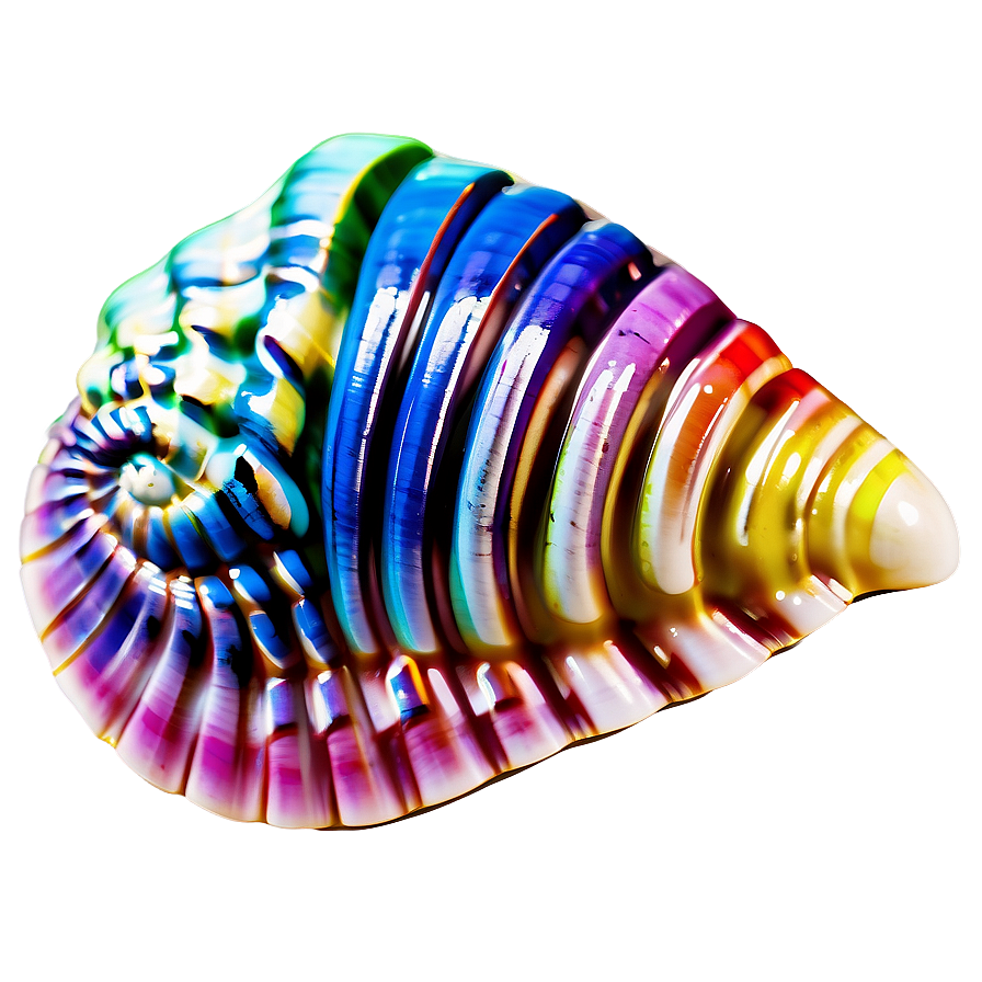 Rainbow Seashell Png Diu74 PNG Image