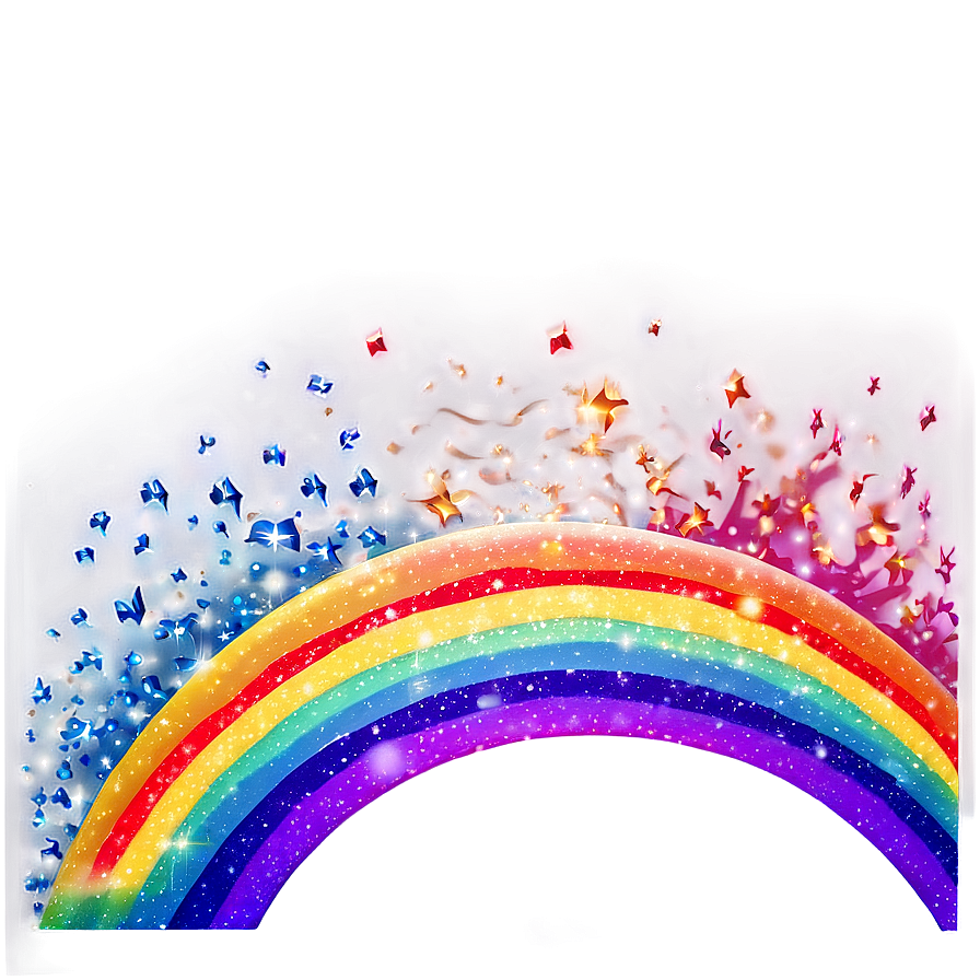 Rainbow Sparkle Effect Png 06262024 PNG Image