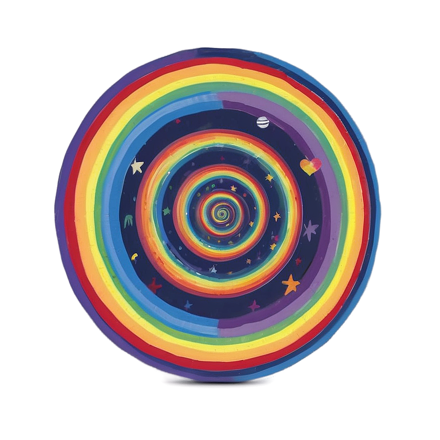 Rainbow Spiral Hypnosis Png Rap82 PNG Image