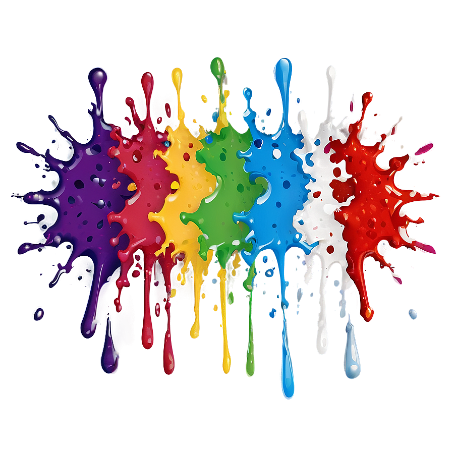 Rainbow Splat Png Ywc56 PNG Image