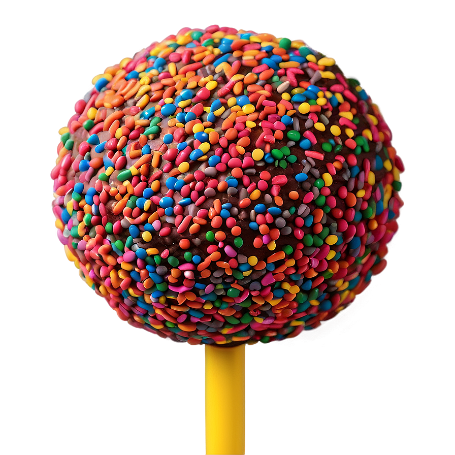 Rainbow Sprinkle Cake Pops Png Htl59 PNG Image