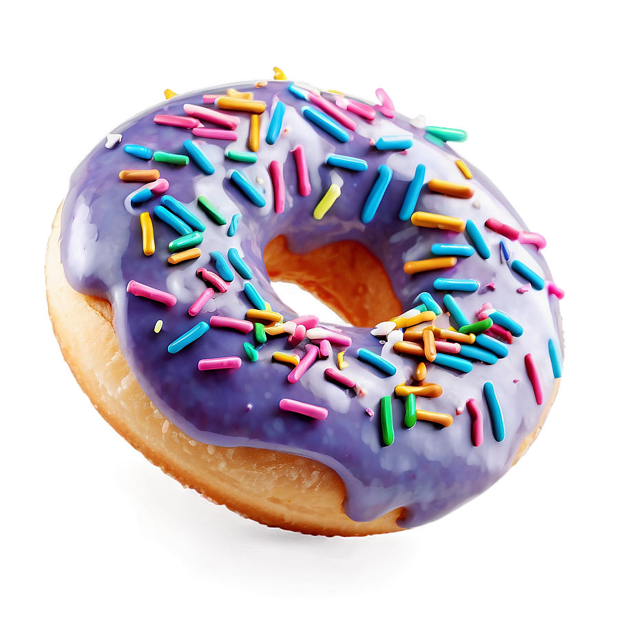 Rainbow Sprinkles Donut Png Jyd PNG Image