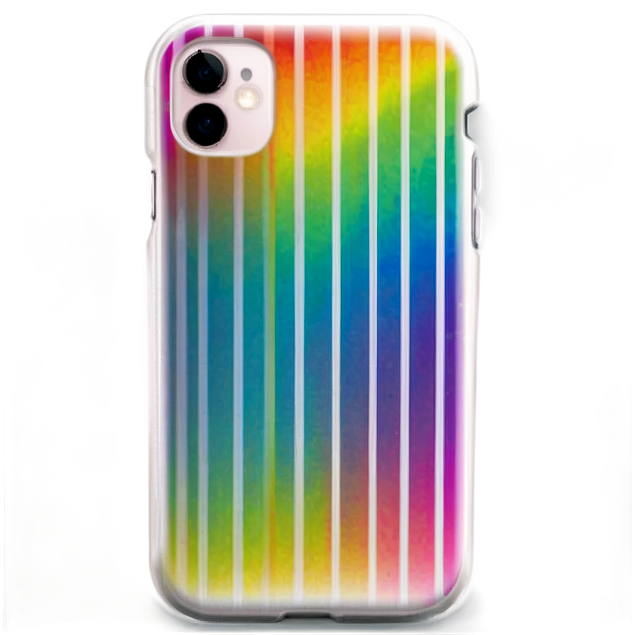 Rainbow Stripe Iphone Case Png 41 PNG Image