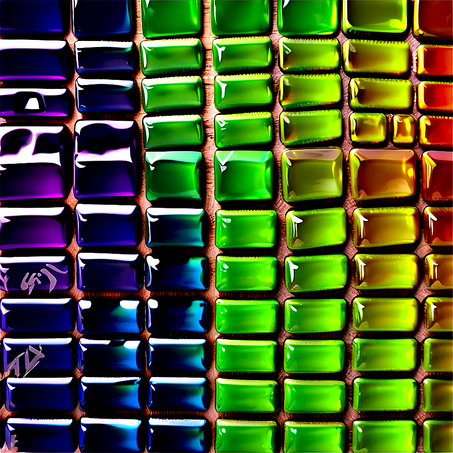 Rainbow Tile Mosaic Png 62 PNG Image