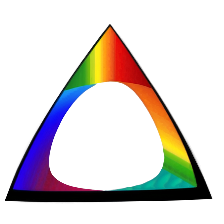 Rainbow Triangle Graphic Png Cvn PNG Image