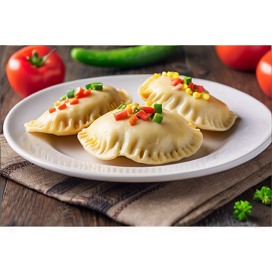 Rainbow Veggie Pierogi Png Ddn66 PNG Image