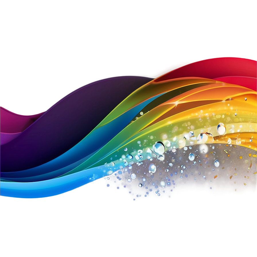 Rainbow Wave Illustration Png 04292024 PNG Image