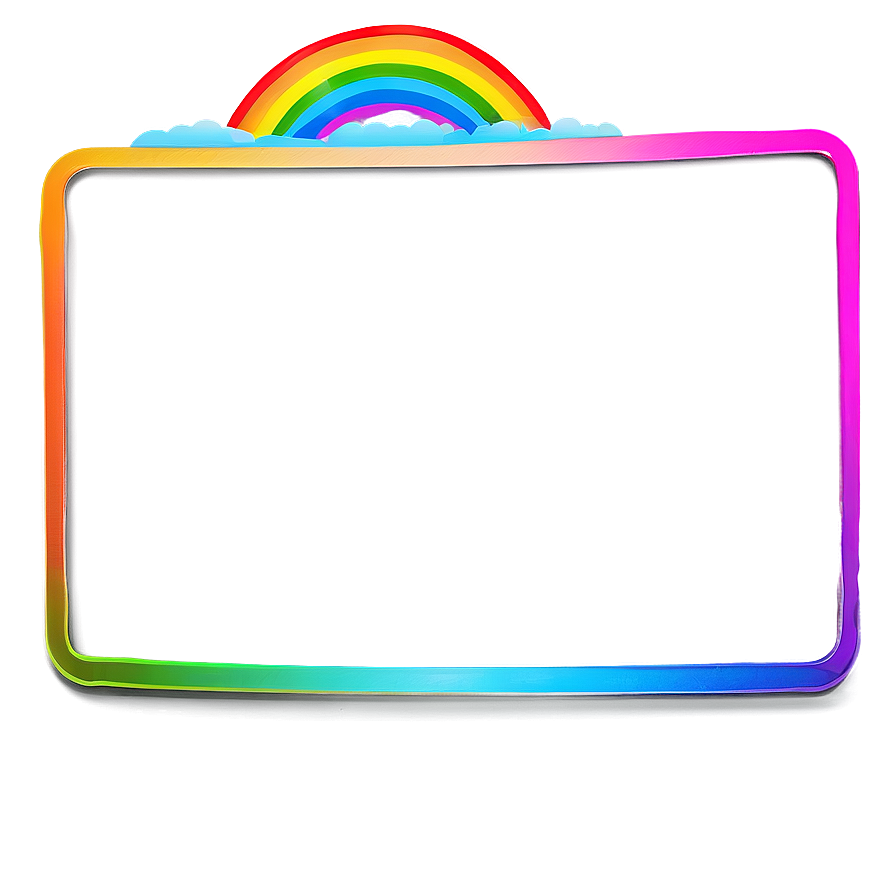 Rainbow Webcam Overlay Png Lhw12 PNG Image