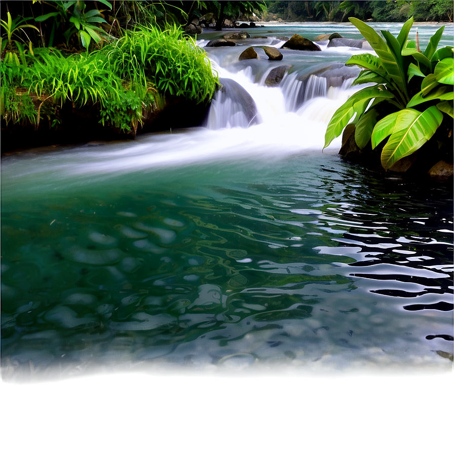 Rainforest River Png Mai25 PNG Image