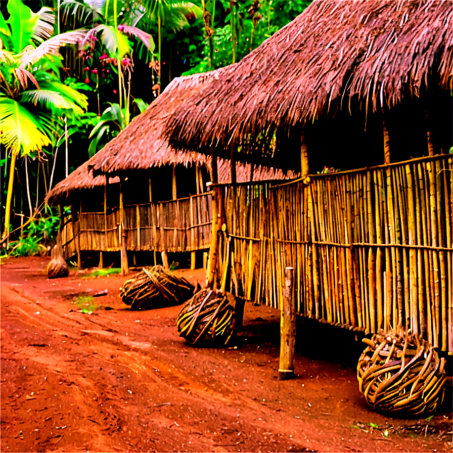 Rainforest Tribal Village Png 66 PNG Image