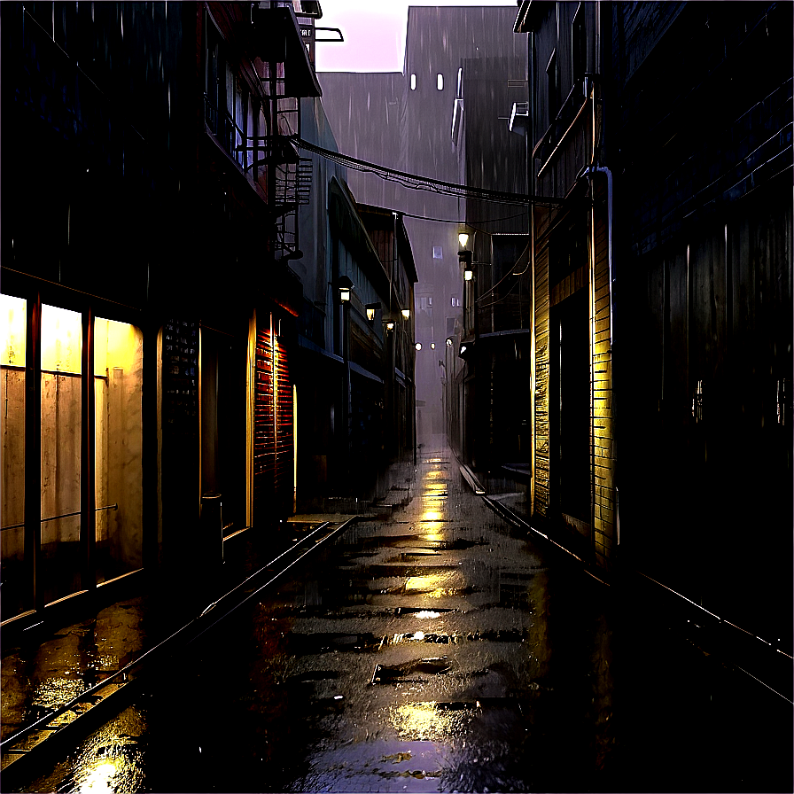 Rainy Alleyway Png Loy53 PNG Image