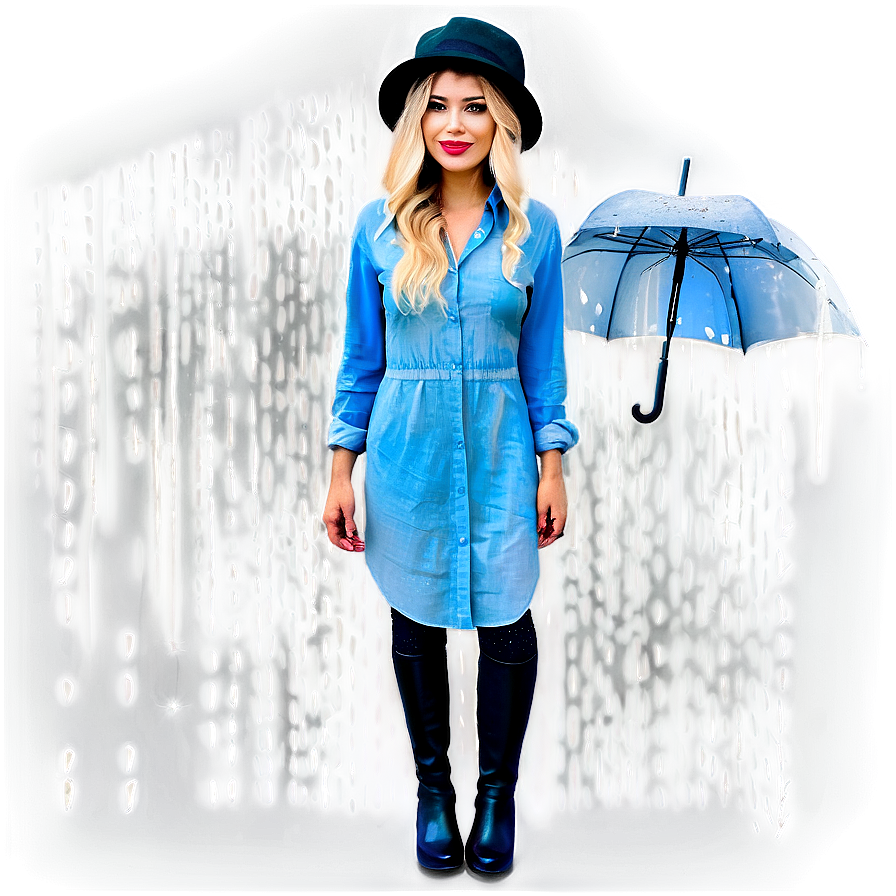 Rainy Day Fashion Png Mlw99 PNG Image