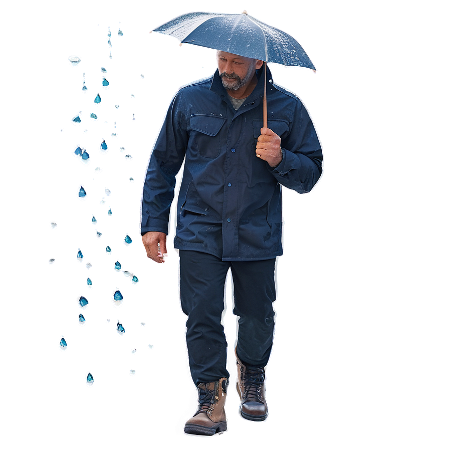 Rainy Day Walking Png Vpb32 PNG Image