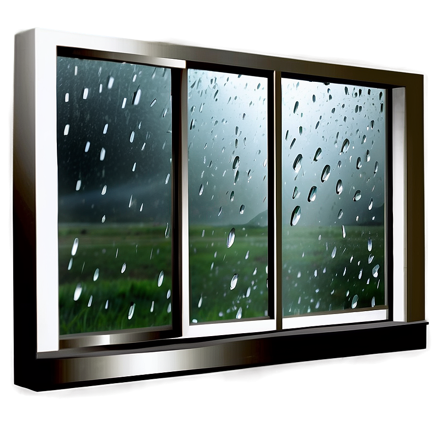 Rainy Day Window Scene Png Msb32 PNG Image