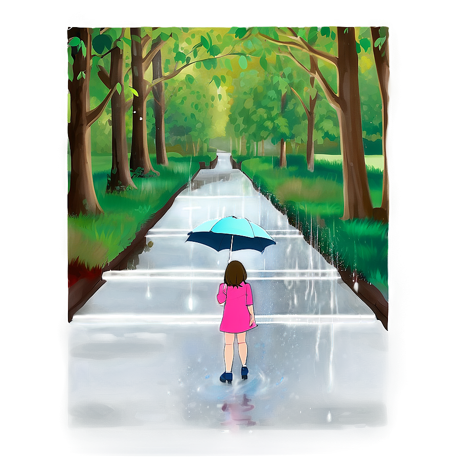 Rainy Walk Png 68 PNG Image