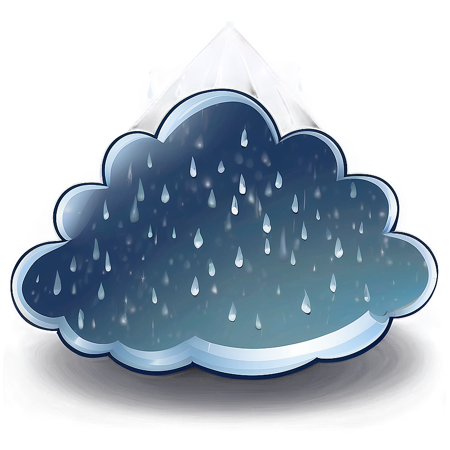 Rainy Weather Cloud Vector Png Boj PNG Image