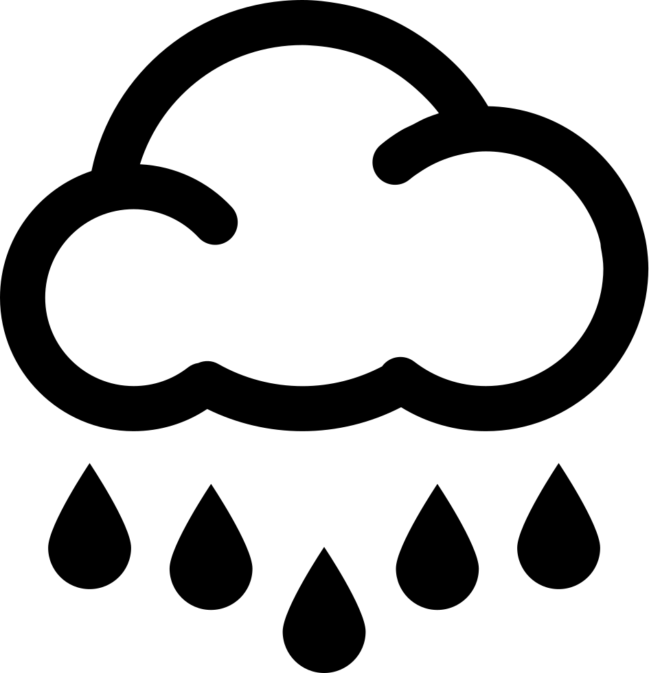 Rainy Weather Icon PNG Image