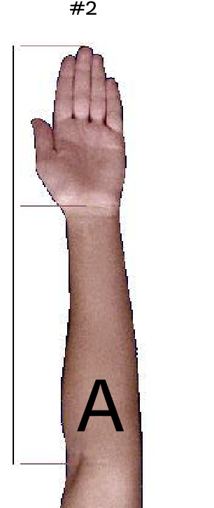 Raised Arm Tattoo Placement Example PNG Image