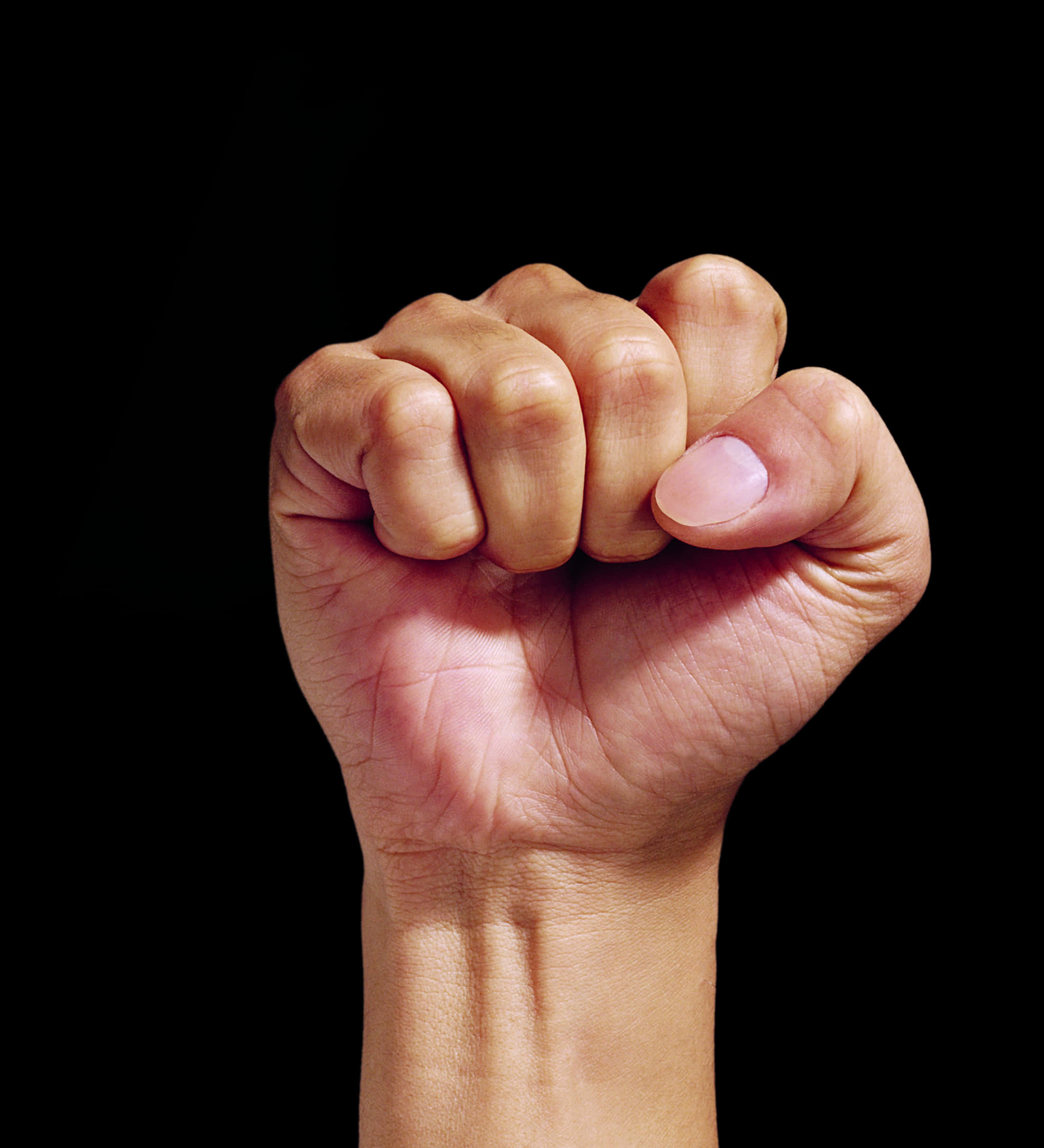 Raised Clenched Fist PNG Image