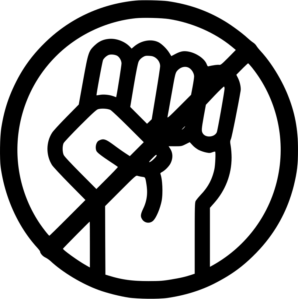 Raised Fist Revolution Symbol PNG Image