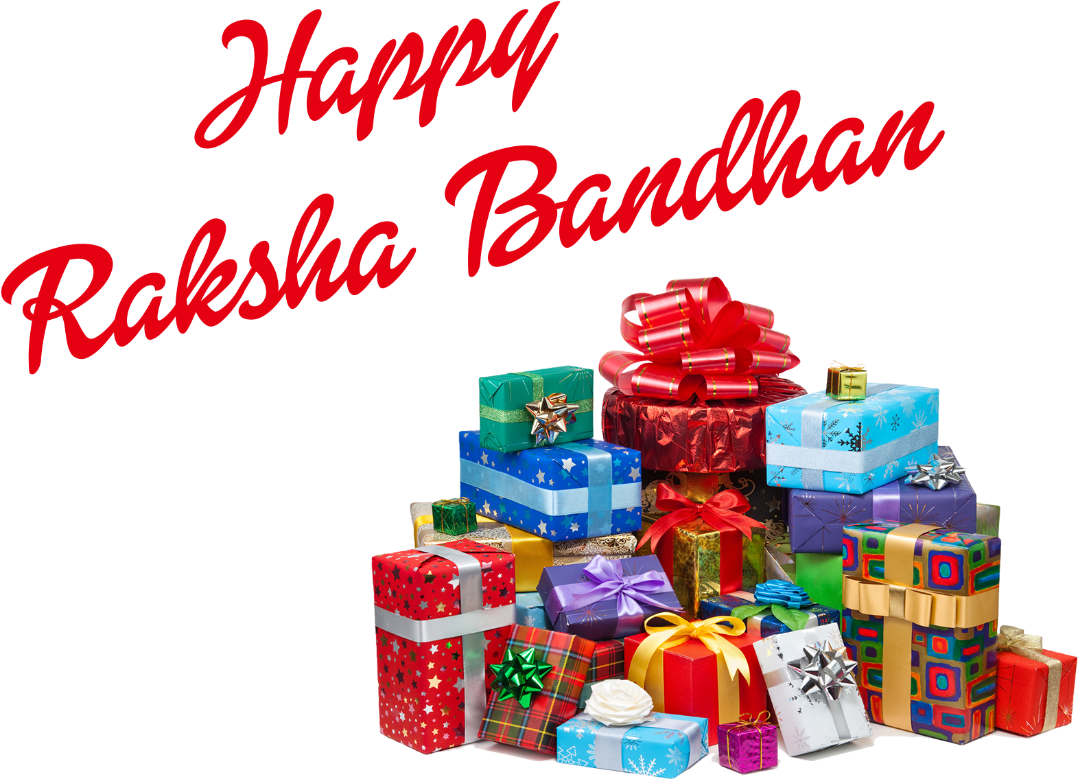 Raksha Bandhan Gifts Celebration PNG Image