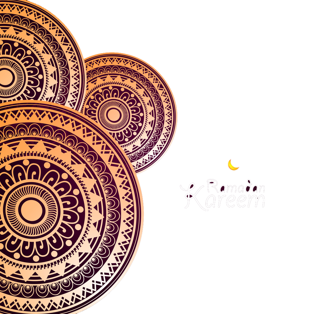 Ramadan Kareem Greeting Design PNG Image