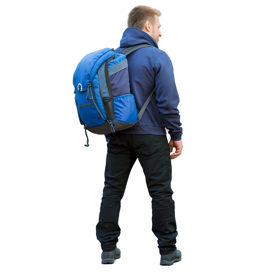 Random Person With Backpack Png Xvd PNG Image