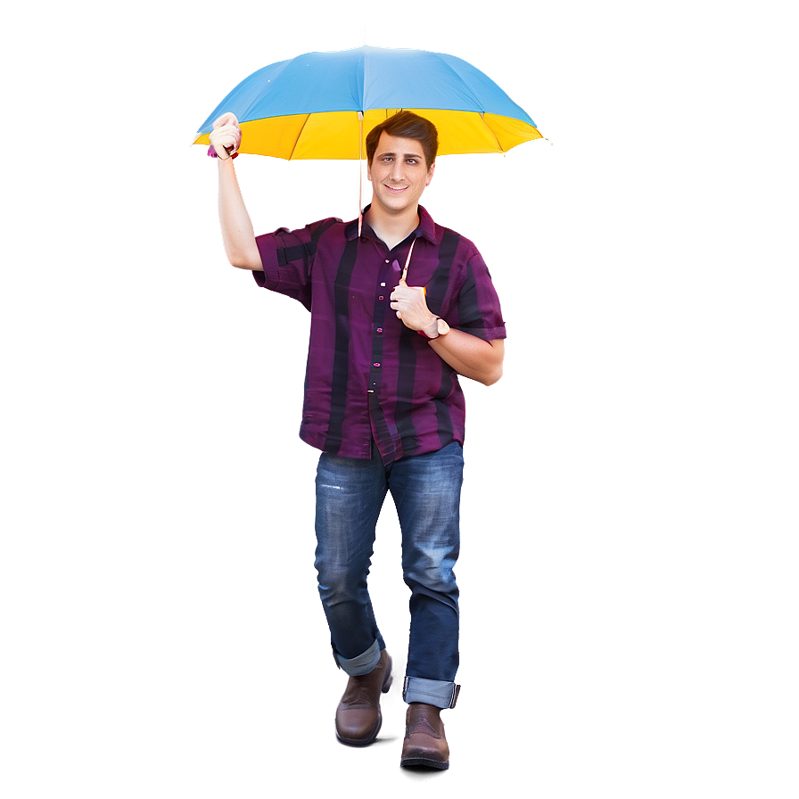 Random Person With Umbrella Png 35 PNG Image