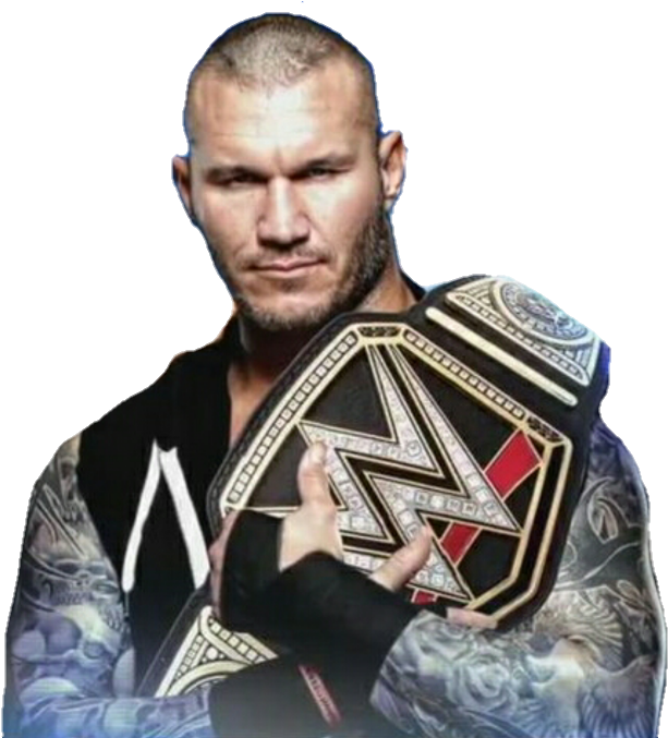 Randy Orton Champion Pose PNG Image